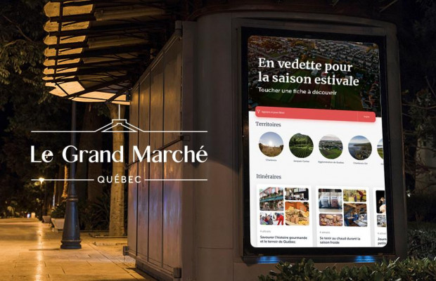 Interactive kiosks Grand Marché of Quebec
